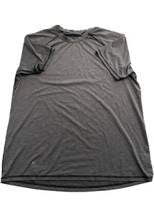 Mossy Oak Elements Short Sleeve Grey Mens Workout Tee Cool Core Polyester XL - Picture 1 of 12