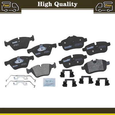 Juego de 2 pastillas de freno delanteras traseras para BMW Z4 2016 2015 2014 2013 2012 2011 2010 2009 Foto 1 de 4