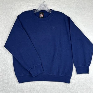 VTG JCPenney USA Olympic Crew Neck Sweatshirt Navy Blue Husky Youth XL 18-20 - Picture 1 of 12