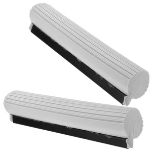 2 recambios de cabezal de fregona de rodillo de esponja: reemplazo de cabezal de fregona absorbente de 13" - piso - Imagen 1 de 12