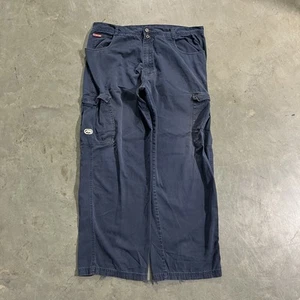 Y2K Baggy Ecko Cargo Pants Navy - Picture 1 of 7