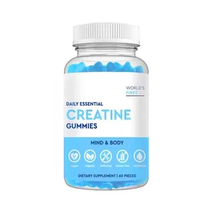 Create Creatine Monohydrate Gummies for Men & Women -60 Capsules Orange NEW - Picture 1 of 10