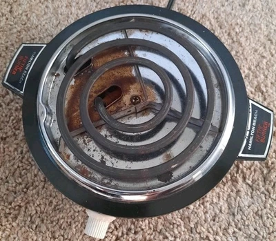 Винтажная электрическая катушка Hamilton Beach Scovill модель с пятой горелкой 812-4 горячая пластина - Изображение 1 из 4