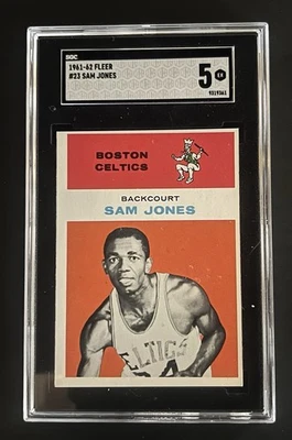 1961-62 Fleer - Sam Jones #23 (RC) - Image 1 of 2