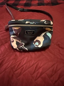 NEU Kate Spade NY Dawn Paper Rose Gürteltasche schwarz mehrfarbig Bauchtasche Handtasche - Bild 1 von 5