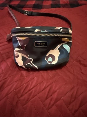NUEVO Bolso Cinturón Kate Spade NY Dawn Papel Rosa Negro Multicolor Riñonera Cartera Foto 1 de 4