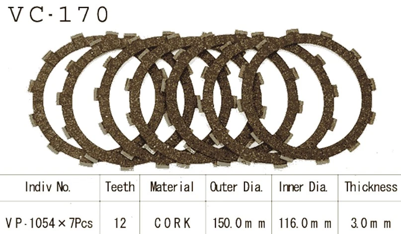 1984-1989 Honda CR500R Dirt Bike Vesrah комплект трения сцепления - Изображение 1 из 2