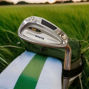 Tiger Shark Great White Ported Single 6 Iron Golf Club Steel Stiff Shaft - Picture 1 of 7