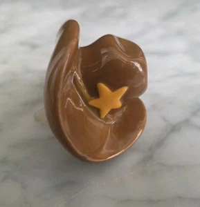 Nora Fleming RETIRED mini - A121 Sheriff Cowboy Hat with Yellow Star - NEW!!! - Picture 1 of 8