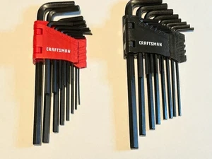 CRAFTSMAN 28pc SAE & METRIC  Allen / Hex Key Wrench Set - Free USA Shipping - Picture 1 of 3