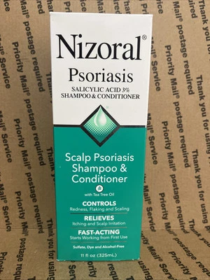 Nizoral 11Oz Scalp Psoriasis Shampoo Conditioner With Tea Tree Oil Exp 10/2026 - Image 1 of 4