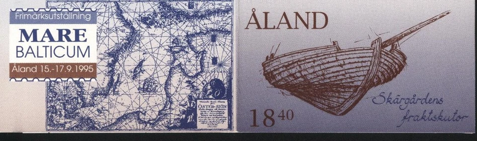 ALAND MNH Sc 112 Booklet  Sailing ships - Image 1 of 1