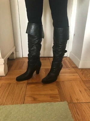 BOTAS BRONX "KENNY" CUERO NEGRO MUJER ESTILO WESTERN HECHAS EN BRASIL TALLA 36 Foto 1 de 4