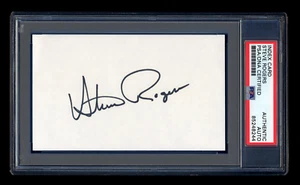 STEVE ROGERS SIGNED INDEX CARD PSA/DNA AUTOGRAPHED MONTREAL EXPOS ALL STAR - Picture 1 of 1