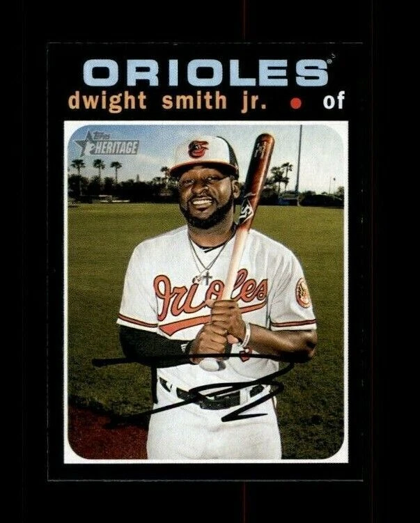 2020 Topps Heritage #434 Dwight Smith Jr. SP (ref 117675) - Image 1 of 1