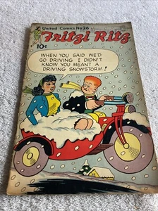 United Comics #26 United Features Syndicate 1952-53 Golden Age Fritzi Ritz - Picture 1 of 19