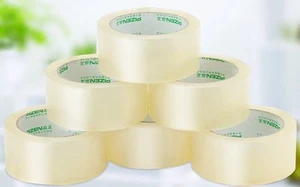 2,4/4,5/6cm*20/60/150m(y) Klar Packband Karton Versiegelung Versand Schreibwaren - Bild 1 von 12