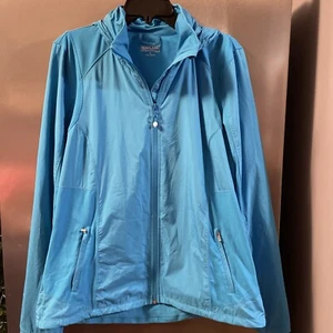 Kirkland Signature Active Hooded Jacket Women Large Fleece Lined Full Zip - Picture 1 of 7