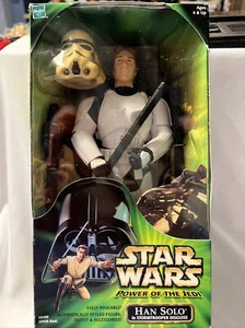 Star Wars Power of the Jedi Han Solo in Stormtrooper 12 Inch Brand New Sealed - Imagen 1 de 5