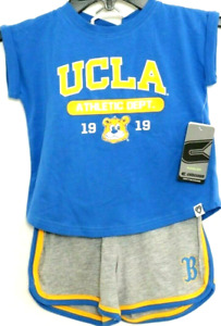 UCLA Bruins Colosseum Short Sleeve Shirt & Shorts Matching Set Toddler Girls 3T