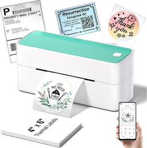 Phomemo Bluetooth Thermal Shipping Label Printer Address Barcode 4x6 AU Post Lot - Picture 1 of 27