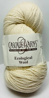 Unidad de lana ecológica en cascada de 1 Highland peruano sin teñir 8010 nueva 478 yardas Foto 1 de 4