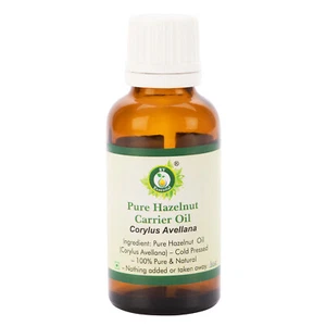 Pure Hazelnut Oil Corylus Avellana Cold Pressed Uncut Natural For Skin For Hair - Picture 1 of 30