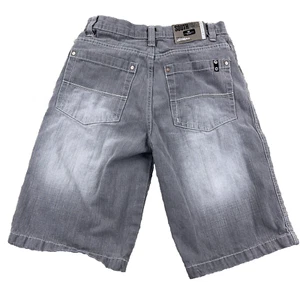 Vintage South Pole Shorts Boys 16 Gray Y2K Baggy Loose Fit Jorts Skate 27" W - Picture 1 of 16
