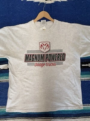 Camiseta de colección Dodge Y2K Magnum Powered Trucks para hombre XL gris  Foto 1 de 4
