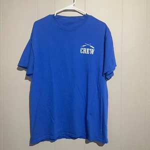 T-Shirt Trader Joe's SS mit Crew vorne königsblau Größe Large 42x29 EUC C3 - Bild 1 von 8