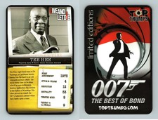 Tee Hee - Live & Let Die - 007 The Best Of Bond 2008 Top Trumps Card