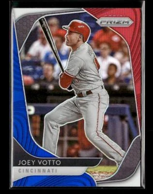 2020 Panini Prizm #33 Joey Votto Red, White and Blue Prizm Cincinnati Reds - Image 1 of 2