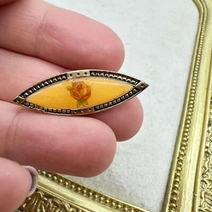 Vintage Jewelry Victorian Rose Brooch Pin - Picture 1 of 3