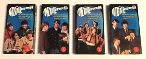 The Monkees (Rhino VHS, 1996) 4 Tape Lot - Picture 1 of 3