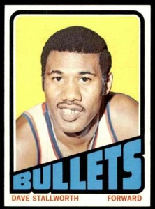 1972-73 Topps Nm-Super Nice Dave Stallworth 10 Baltimore Bullets #132 - Picture 1 of 2