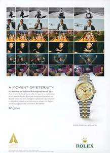 ROLEX WATCH MAGAZINE promo ad #111  ORIGINAL A MOMENT OF ETERNITY  "NOT A WATCH" - Picture 1 of 2