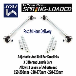 JOM Front Adjust Drop Links for Peugeot 306 (7A/C,N3/5) Hatch +S16/XSi 4/93-5/01 - Picture 1 of 5