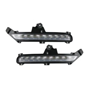 2 Pcs Car LED DRL Daytime Running Lights Fog Lamp Cover For KIA K2 2015-2016 - Picture 1 of 8