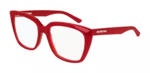 Balenciaga BB0062O 004 Brille Damen ROT Vollrand Cat Eye Form 53mm - Bild 1 von 1