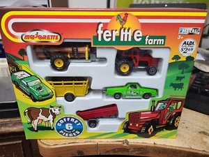 Majorette Farm Die-Cast Metal 1/64 Coche Granja Vehículo Set Nuevo en Caja - Imagen 1 de 3