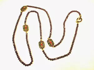 Heidi Daus Art Deco Trilogy 48" Necklace Extra Long Amethyst Purple Rhinestone - Picture 1 of 9