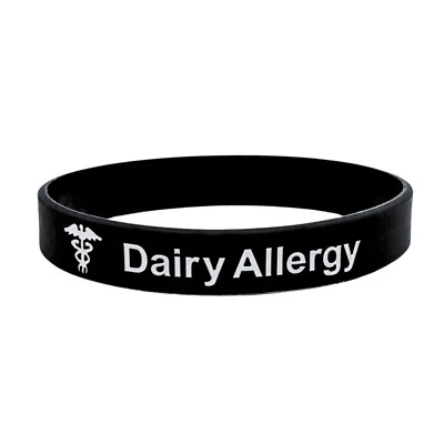 Dairy Allergie Medizinisches Armband Zu Milch Käse Butter Laktose - Bild 1 von 4