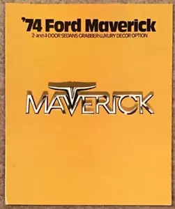 FORD MAVERICK USA Car Sales Brochure 1974 #5506 Rev 12/73 - Picture 1 of 3