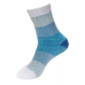 BambooMN 1 Paar Chenille Fuzzy Color Block Crew Heimsocken für Damen - Bild 1 von 43