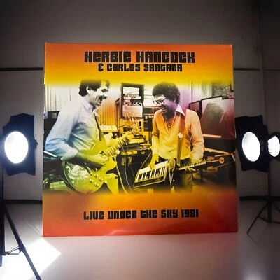 Herbie Hancock & Carlos Santana - Live Under the Sky 1981 (2x Vinyl Album) Mint - Image 1 of 2