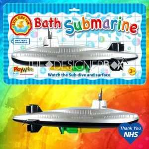[NGU] Großes Bad U-Boot 35cm Tauchen Bad Paddeln Pool Wasser Kinder Spielzeug - Bild 1 von 2
