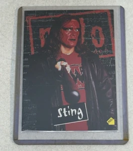 1998 Topps WCW NWO Wolfpac Sting Sticker Insert Card #S4 WWE WWF - Picture 1 of 7