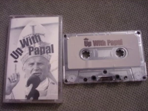 RARE OOP Up With Papal CASSETTE TAPE The POPE Boulder Colorado comedy parody ! - Picture 1 of 2