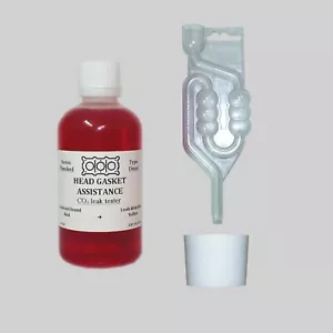 Kit Fluido Test Guarnizione Testa CO2 Tester Perdite Combustione 110ml Benzina Diesel GPL - Foto 1 di 2