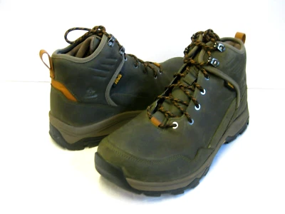 BOTAS DE SENDERISMO TEVA RIVA MID RP PARA HOMBRE WP CUERO OLIVA OSCURO EE. UU. 9/UK 8/EU 42 Foto 1 de 4